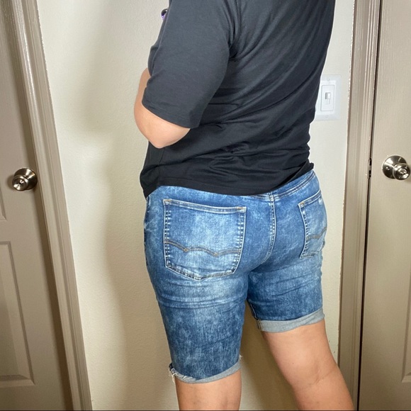 34W men’s denim American Eagle cutoff shorts - Picture 3 of 11